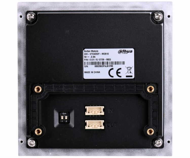 MODUŁ KLAWIATURY VTO4202F-MDB10 DO MODUŁÓW VTO4202F-P, VTO4201F-P, VTO4201F-P1 DAHUA-1823265