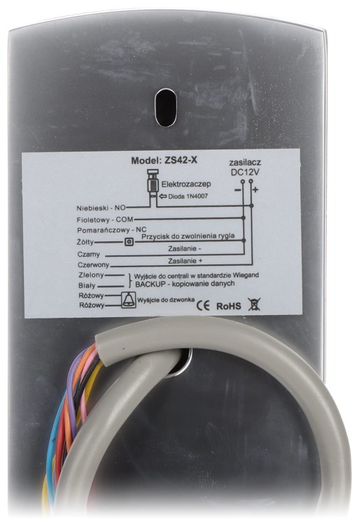 ZAMEK SZYFROWY ZS42-X Wi-Fi VIDOS-1664174