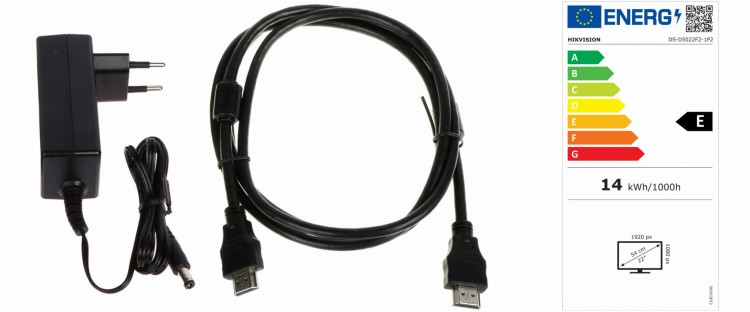 MONITOR HDMI, VGA, AUDIO DS-D5022F2-1P2 21.5" Hikvision-1805824