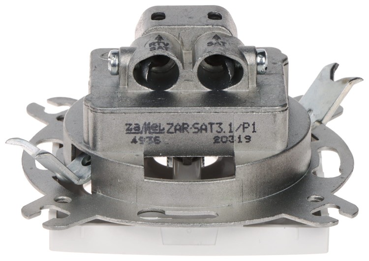 GNIAZDO KOŃCOWE SANTRA/4160-10/EPN R-TV + 2xSAT Elektro-Plast-1664926