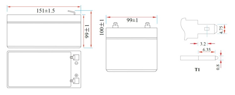 AKUMULATOR 12.8V/12AH/LIFEPO4-MWLJ MW Power-1688208