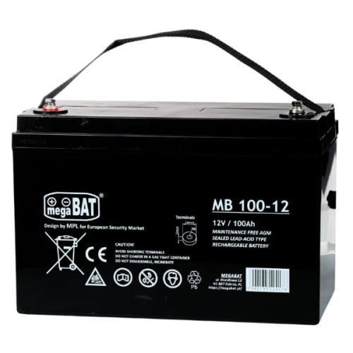 AKUMULATOR 12V/100AH-MB megaBAT-1773306