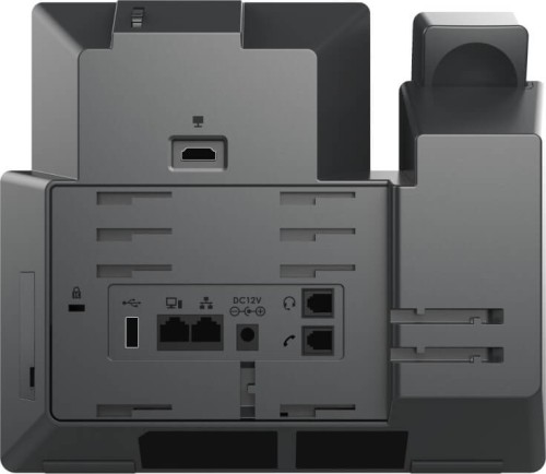 GXV3450 Wideotelefon IP-16 kont SIP-POE-porty GB-LCD 5 cali - Grandstream - widok z tyłu.jpg