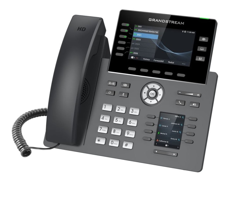 Grandstream GRP2616 – telefon IP – widok pod kątem.jpg