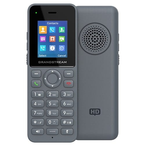 Grandstream DP725 – słuchawka DECT IP – widok przód i tył.jpg