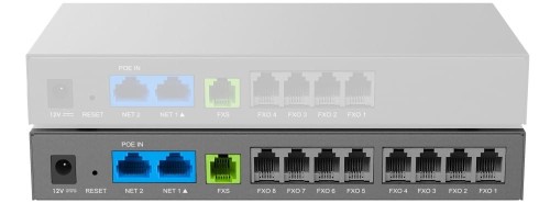 Grandstream HT881 – bramka VoIP – panel złączy.jpg