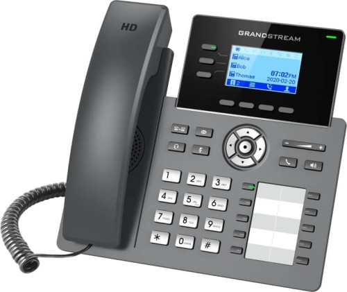 Grandstream GRP2604 – telefon IP – widok pod kątem.jpg