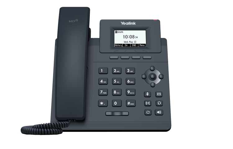 Yealink SIP-T30P – telefon IP – widok z przodu.png