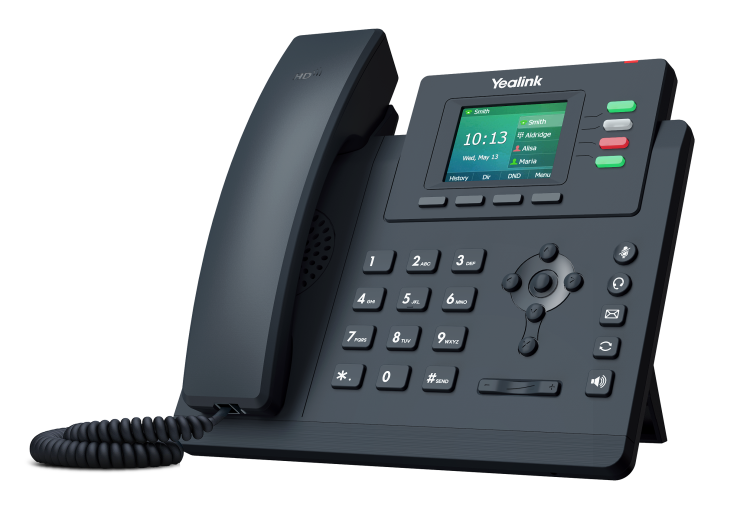 Yealink SIP-T33G – telefon IP – widok pod kątem.png