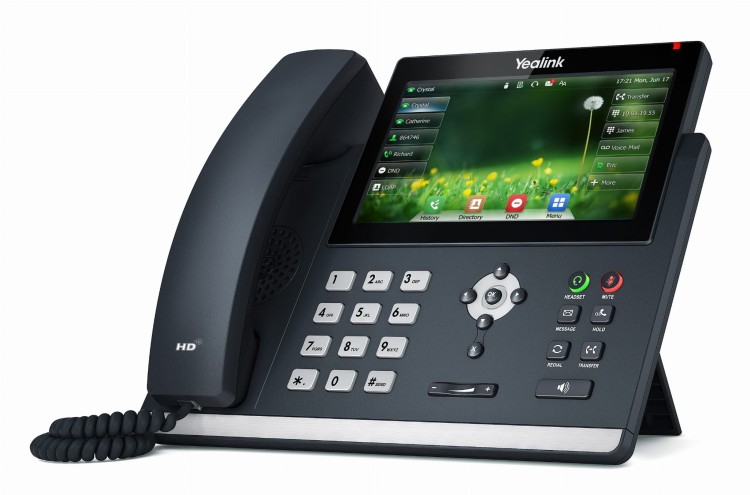 Yealink SIP-T48U – telefon IP – widok pod kątem.jpg