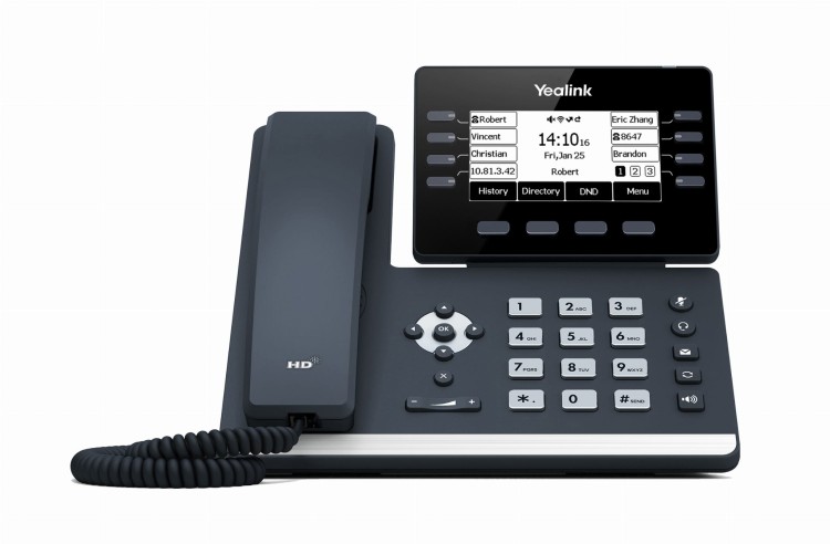 Yealink SIP-T53W – telefon IP – widok z przodu.jpg