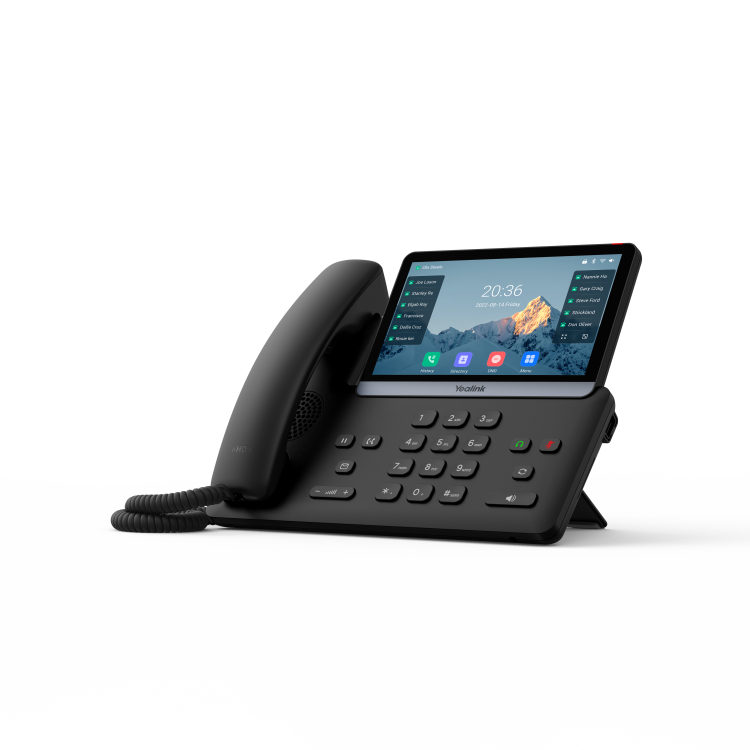 Yealink SIP-T77U – telefon IP – widok pod kątem.png