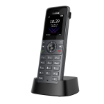 Yealink W73H – słuchawka DECT – widok pod kątem z bazą.png