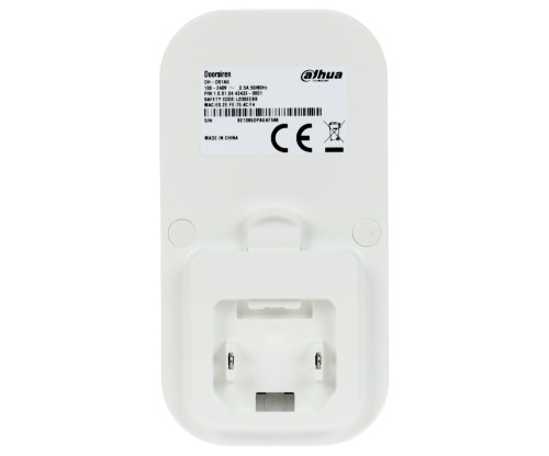 BEZPRZEWODOWY GONG DRZWIOWY DS1AG Wi-Fi 6, AC 230V DAHUA-1869743