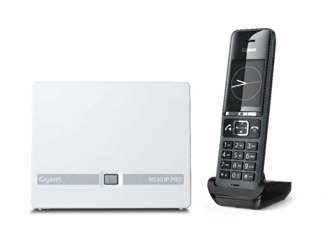 Gigaset N530 IP PRO + C600H PRO – zestaw DECT VoIP – widok zestawu.jpg