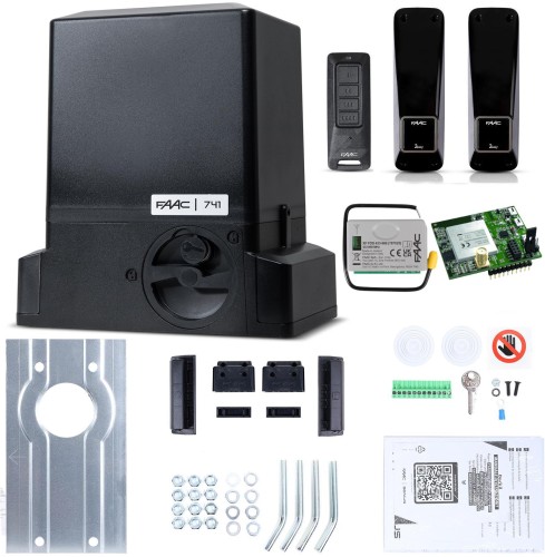 Zestaw Delta 3 SMART GSM - FAAC 741 (Wi-Fi+LTE+BLE) do 900kg bram przesuwnych-1867737