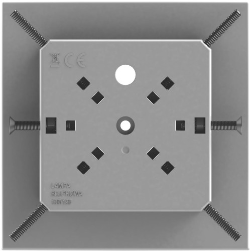 Lampa oświetleniowo-ostrzegawcza Proxima SŁUPKOWA 12-230V (100x100, 120x120)-1707909