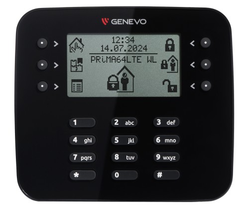 KLAWIATURA DO CENTRALI ALARMOWEJ LCD-SL-BK GENEVO-1938289