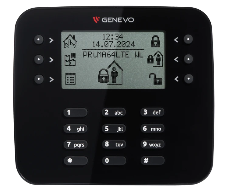 KLAWIATURA DO CENTRALI ALARMOWEJ LCD-SL-BK GENEVO-1938289