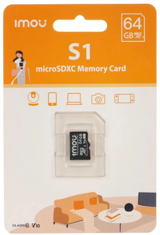 Karta pamięci microSD IMOU ST2-64-S1 64GB-1904311
