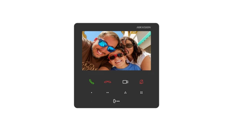 Hikvision DS-KH6110-WE1 – monitor IP do wideodomofonu – widok z przodu