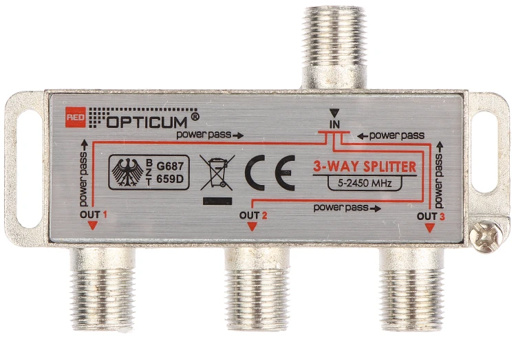 ROZGAŁĘŹNIK RI-3/1F-SAT-OPTI OPTICUM-1334957