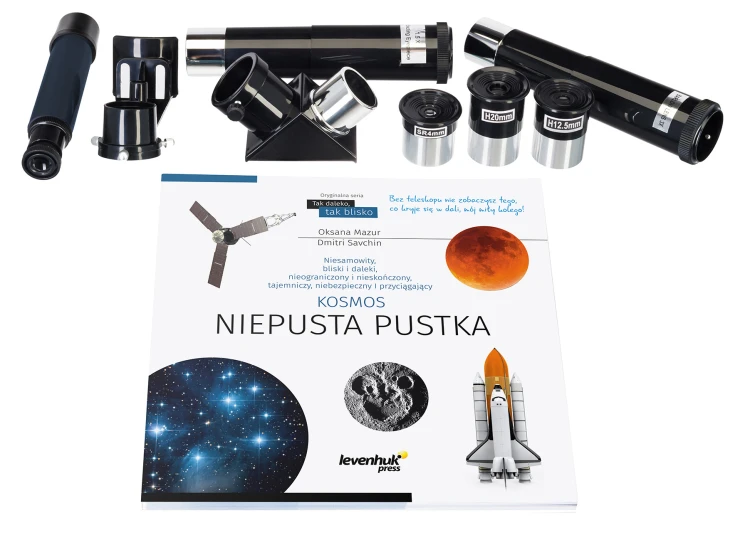 (PL) Teleskop Levenhuk Discovery Spark 707 AZ z książką-1542550