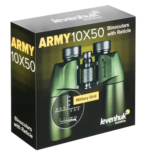Lornetka Levenhuk Army 10x50 z celownikiem-1569359