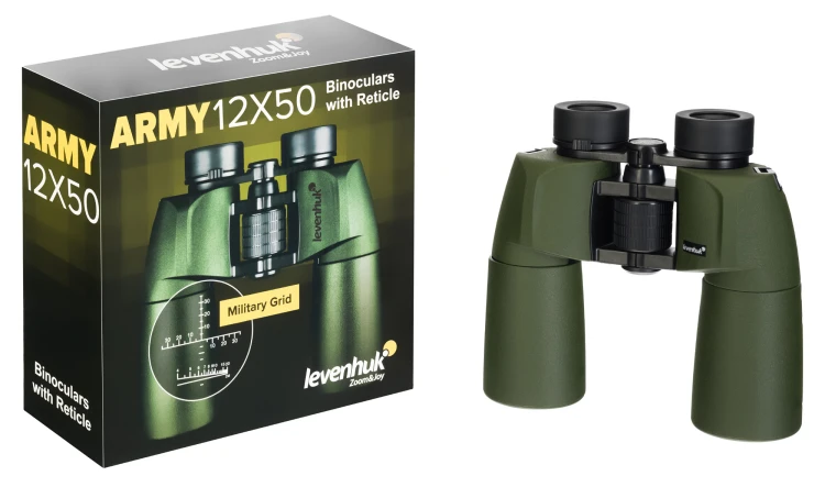 Lornetka Levenhuk Army 12x50 z celownikiem-1569365