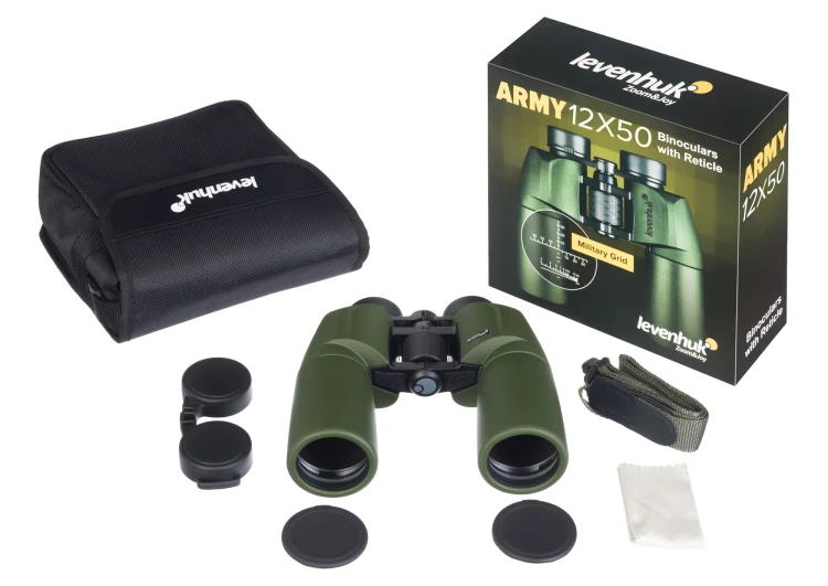 Lornetka Levenhuk Army 12x50 z celownikiem-1569364