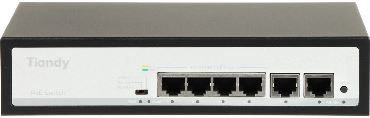 SWITCH POE TC-P3S06 SPEC:F/0420/AT/55 4-PORTOWY TIANDY-1956787