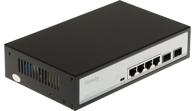 SWITCH POE TC-P3S06 SPEC:H/0402/AT/60 4-PORTOWY SFP TIANDY-1956782