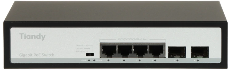 SWITCH POE TC-P3S06 SPEC:H/0402/AT/60 4-PORTOWY SFP TIANDY-1956783