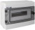 Rozdzielnica hermetyczna modułowa (500V AC, 1000V DC) 1x12 natynkowa (N+PE) IP65 RH-12-1934951