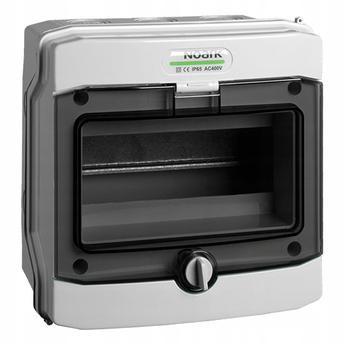 PLASTIKOWA OBUDOWA INSTALACYJNA Natynkowa IP65, 1x6 modułów. PHS 6T NOARK 113262-1919995