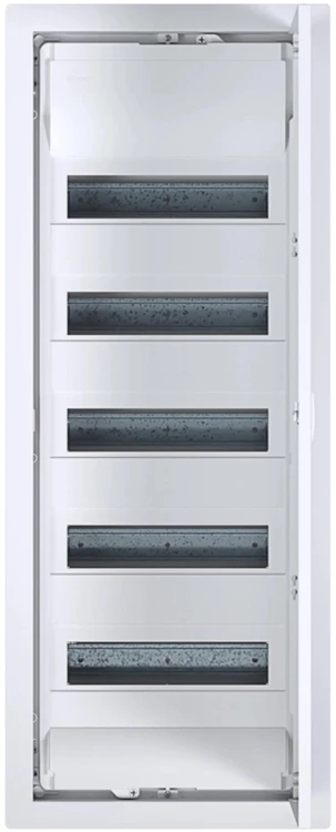 Rozdzielnica p/t z drzwiami metalowymi, 5 rzędów, 60 modułów, IP30, HAGER Volta VU60NC-1769402