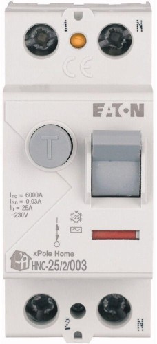 EATON WYŁĄCZNIK RÓŻNICOWOPRĄDOWY 25A 2P 2M 30MA AC 6KA -1948192