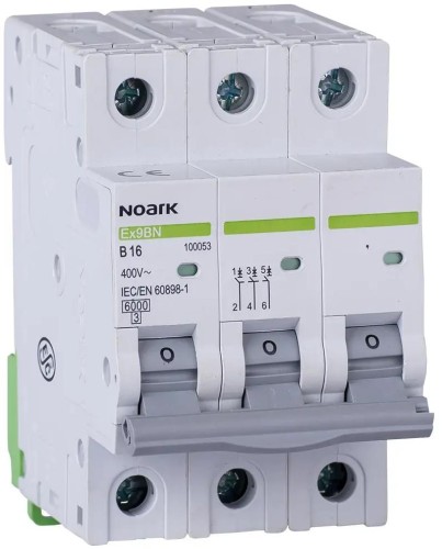 WYŁĄCZNIK NADPRĄDOWY 6 KA, C, 20A, 3P, Ex9BN 3P C20 Noark 100144-1855465