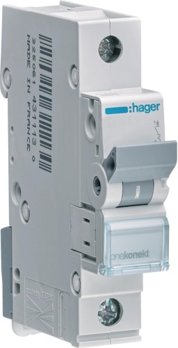 Wyłącznik nadprądowy 6kA , B, 20A, 1P, B20 Hager MBN120E-1769358