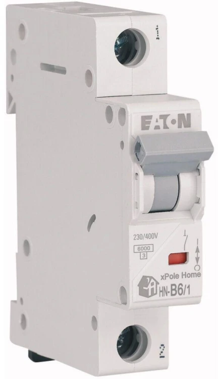 EATON WYŁĄCZNIK NADPRĄDOWY B 6A 1P 1M 6KA HN-B6/1-1948198