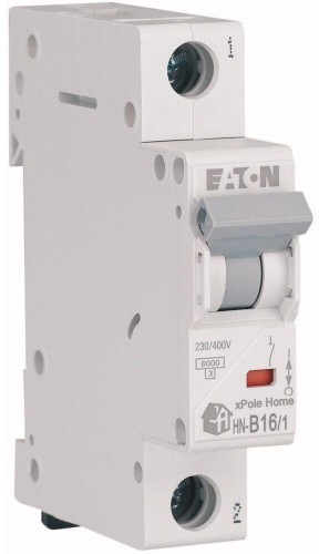 EATON WYŁĄCZNIK NADPRĄDOWY B 16A 1P 1M 6KA HN-B16/1-1948200