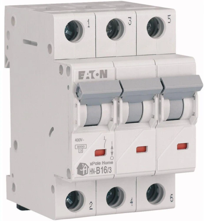 EATON WYŁĄCZNIK NADPRĄDOWY B 16A 3P 3M 6KA HN-B16/3-1948201
