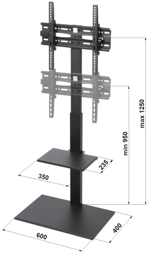 UCHWYT DO TELEWIZORA LUB MONITORA BRATECK-FS22-44TP-1563305