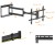 UCHWYT DO TELEWIZORA LUB MONITORA BRATECK-LPA84-463XL BRATECK-1764139