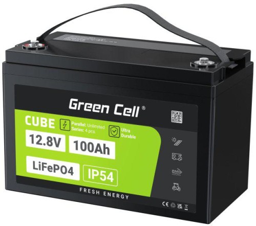 AKUMULATOR LITOWO-ŻELAZOWO-FOSFORANOWY LiFePO4 Green Cell Cube 12.8V 100Ah LFPGC12V100AH-1853358