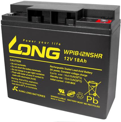 Akumulator AGM LONG 12V 18Ah VdS-1860741