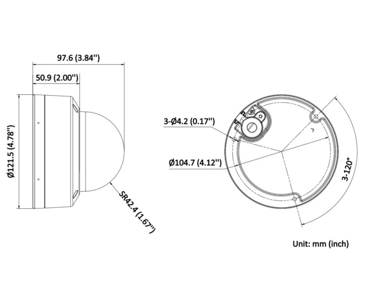 KAMERA WANDALOODPORNA HD-TVI DS-2CE50DF3T-VPLSZE(2.8-12MM) Smart Hybrid Light - 1080p Hikvision-1971475