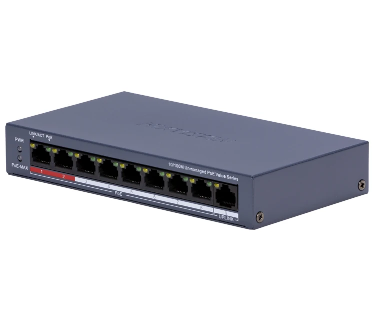 SWITCH POE DS-3E0109P-E/M(C) 8-PORTOWY + 1X UPLINK Hikvision-1954911