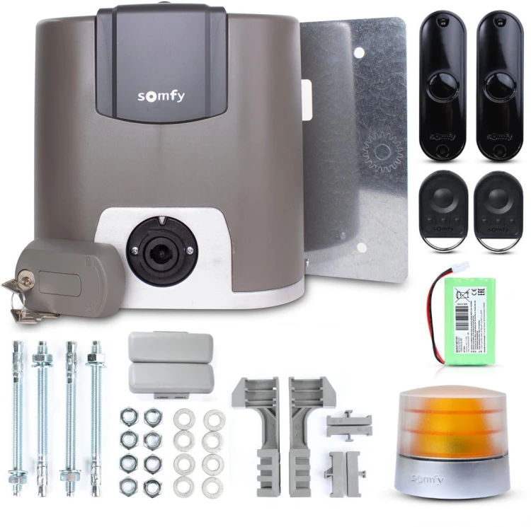 Zestaw Somfy Elixo 3S+ M IO Comfort Pack do 600kg bram przesuwnych-1951883