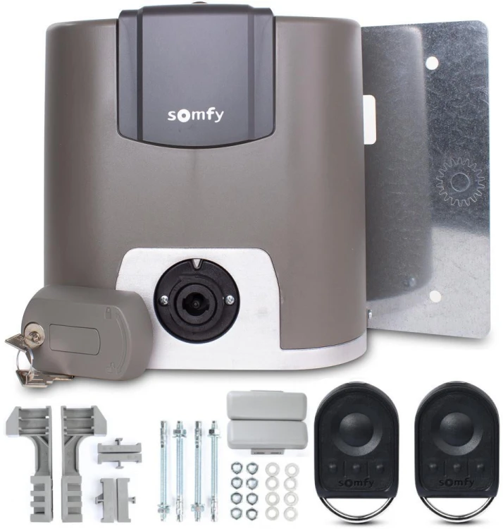 Zestaw Somfy Elixo 3S+ M IO Standard Pack do 600kg bram przesuwnych-1953093